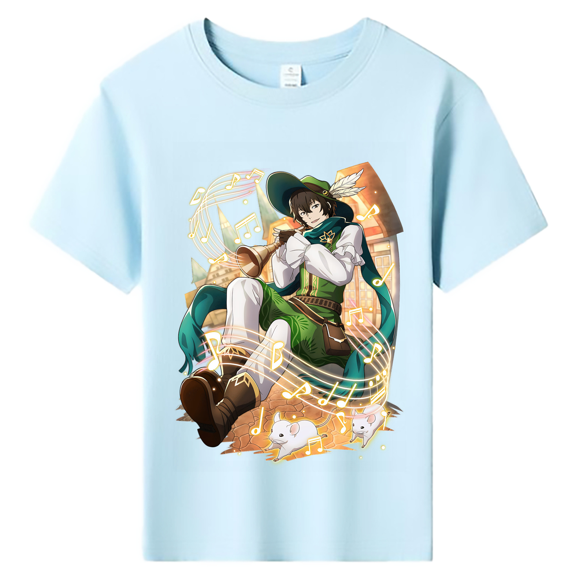 （画像用） 文豪ストレイドッグス Bungo Stray Dogs 綿100％キッズTシャツ（フロントプリント）